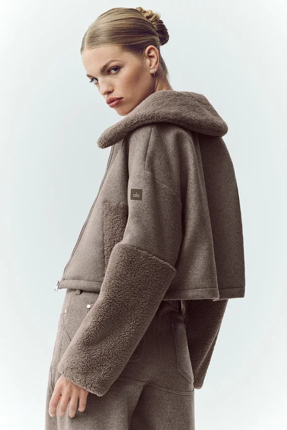 Bomber Nightfall in misto lana - Alpine Cocoa Heather