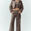 Bomber Nightfall in misto lana - Alpine Cocoa Heather