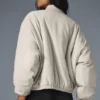 Bomber Premier in ecopelle - Bone