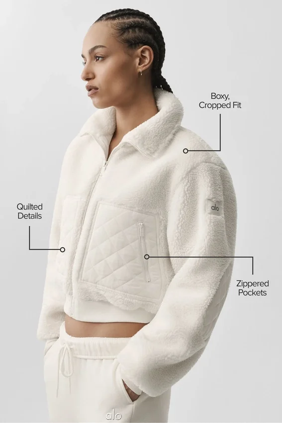 Bomber Sherpa Edge - Avorio