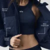 Bomber Sherpa Edge - Blu navy