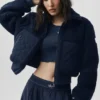 Bomber Sherpa Edge - Blu navy