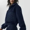 Bomber Sherpa Edge - Blu navy