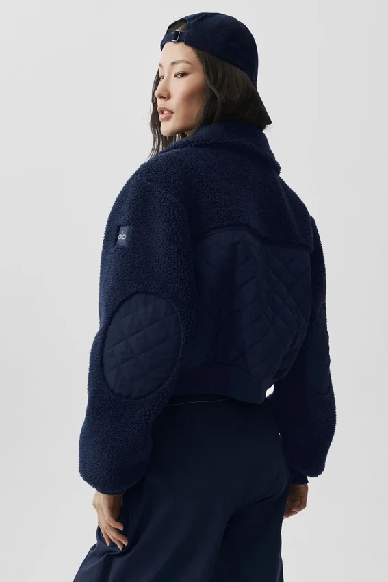 Bomber Sherpa Edge - Blu navy