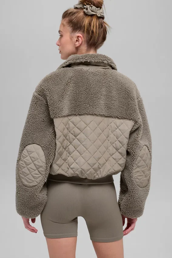 Bomber Sherpa Edge - Cacao chiaro