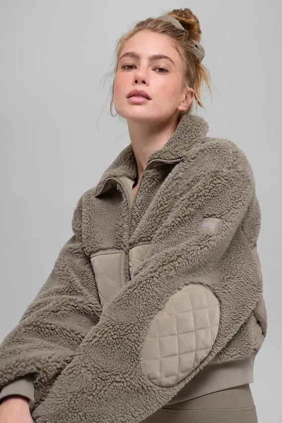 Bomber Sherpa Edge - Cacao chiaro