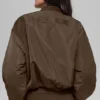 Bomber Urbanite in pelliccia sintetica - Espresso/Avorio
