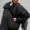Bomber Urbanite in pelliccia sintetica - Nero/Avorio