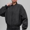 Bomber Urbanite in pelliccia sintetica - Nero/Avorio