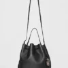 Borsa a secchiello Alo Balance - Pelle nera