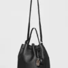 Borsa a secchiello Alo Balance - Pelle nera