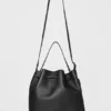 Borsa a secchiello Alo Balance - Pelle nera
