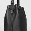 Borsa a secchiello Alo Balance - Pelle nera