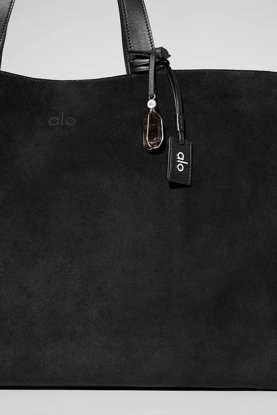 Borsa tote Alo Tranquility - Camoscio nero