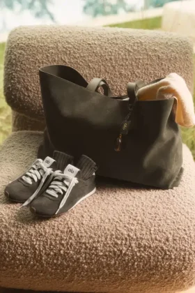 Borsa tote Alo Tranquility - Camoscio Olive Tree
