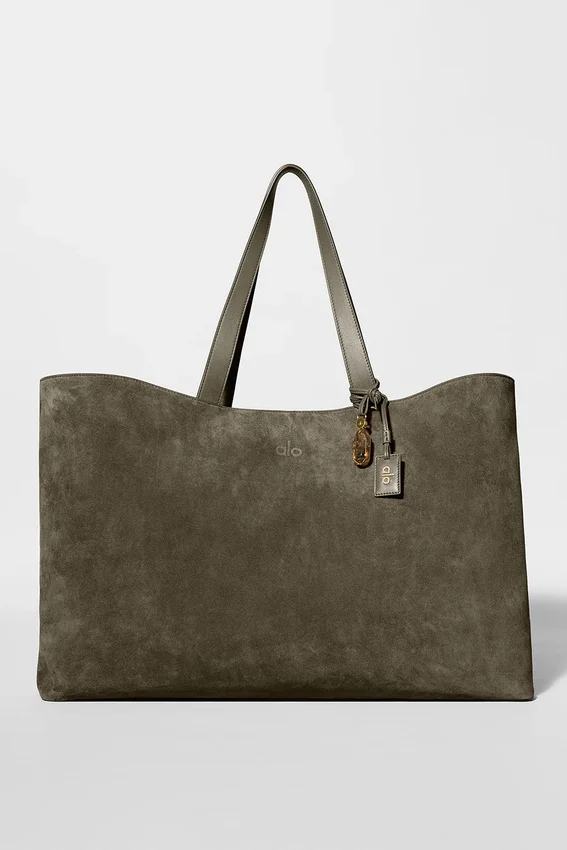 Borsa tote Alo Tranquility - Camoscio Olive Tree