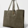 Borsa tote Alo Tranquility - Camoscio Olive Tree