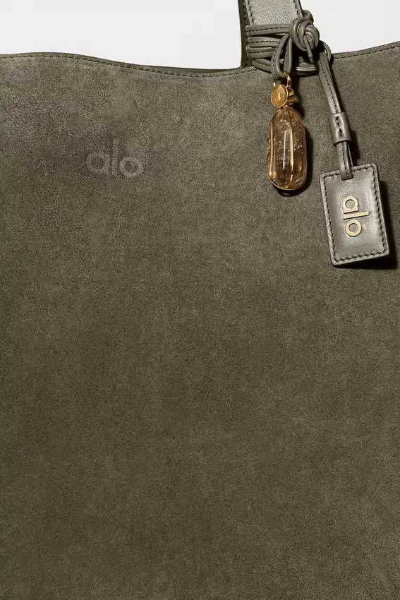 Borsa tote Alo Tranquility - Camoscio Olive Tree