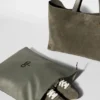 Borsa tote Alo Tranquility - Camoscio Olive Tree