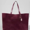 Borsa tote Alo Tranquility - Pelle scamosciata bordeaux