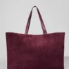 Borsa tote Alo Tranquility - Pelle scamosciata bordeaux