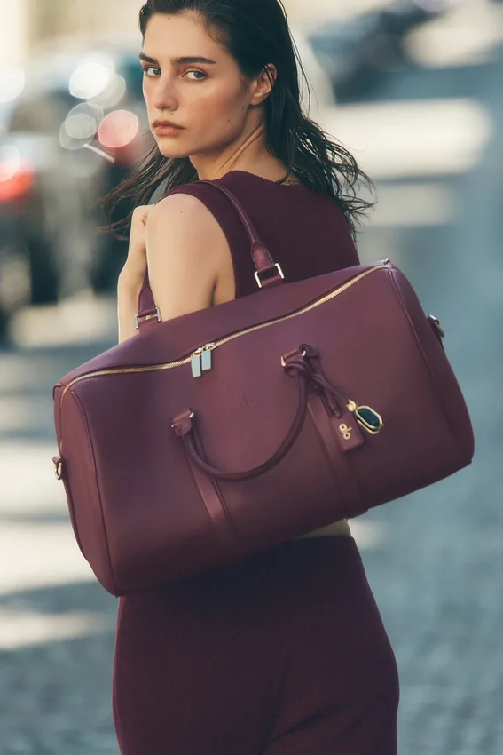 Borsoni da viaggio Alo - Pelle bordeaux