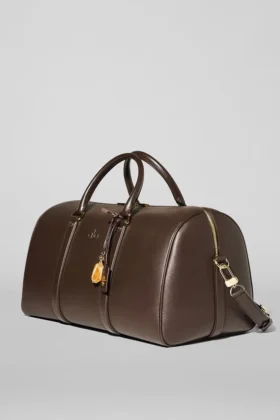 Borsoni da viaggio Alo Voyage – Pelle color espresso