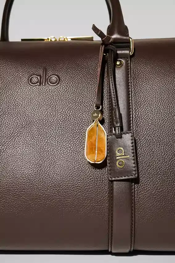 Borsoni da viaggio Alo Voyage - Pelle color espresso