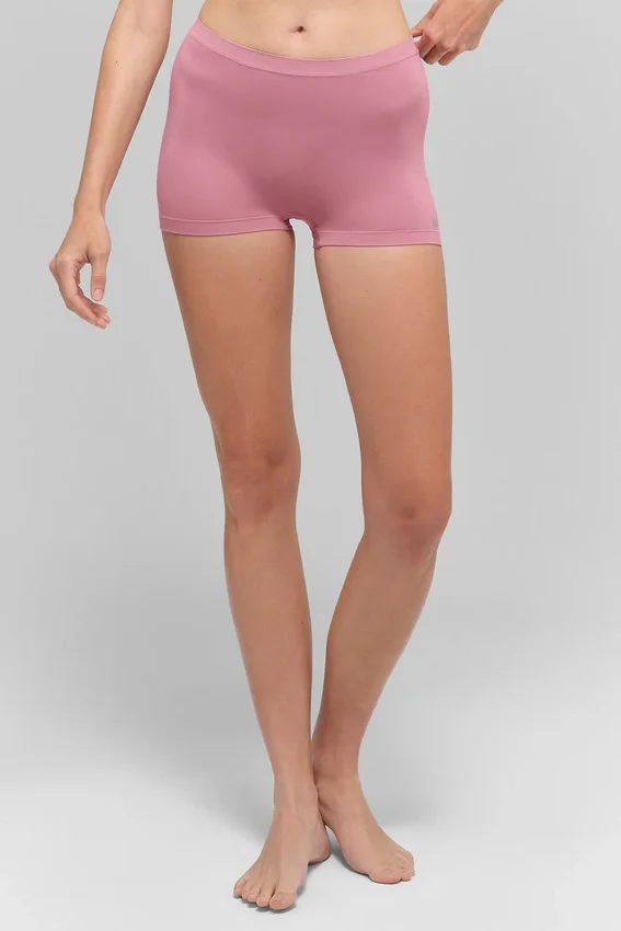 Boyshort Sheer Glow - Rosa selvatico