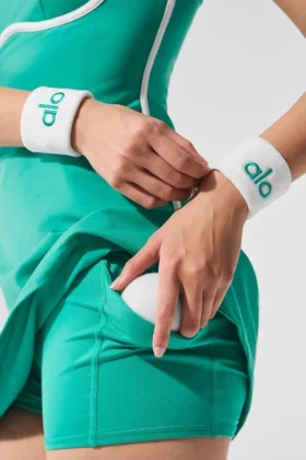 Braccialetto luminescente (confezione da 2) – Bianco/Verde abete