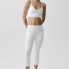 Bralette Delight in modal senza cuciture a coste - Bianco