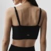 Bralette senza cuciture in modal a coste Delight - Nero