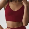 Bralette senza cuciture in modal a coste Delight - Rosso Summer Romance