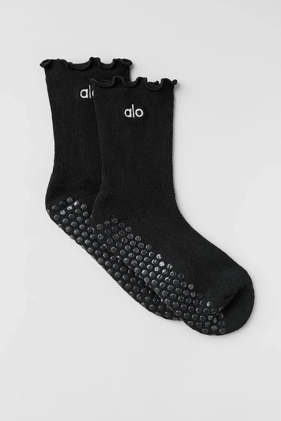 Calze antiscivolo Lettuce Edge - Nero