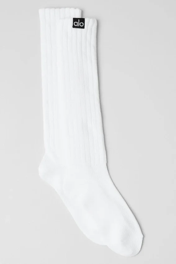 Calze arrotolate unisex - Bianco