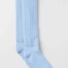 Calze arrotolate unisex - Blu conchiglia