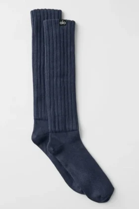 Calze arrotolate unisex - Blu navy