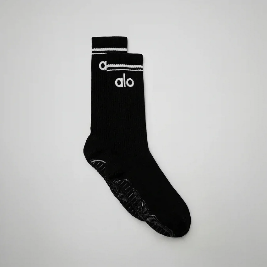 Calze da barre da donna Throwback - Nero/Bianco