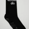 Calze da barre da donna Throwback - Nero/Bianco