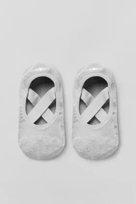 Calze da danza Pivot Barre da donna - Grigio melange sportivo