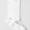 Calze da donna con cinturini Siren Grip - Bianco