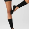Calze da donna con cinturini Siren Grip - Nero