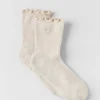 Calze da donna Lettuce Edge - Avena melange
