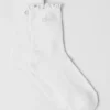 Calze da donna Lettuce Edge - Bianco