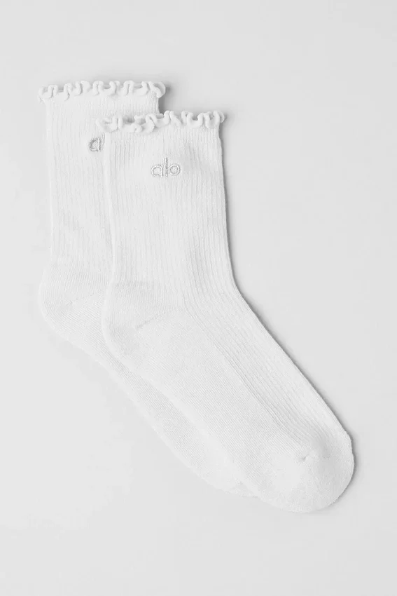 Calze da donna Lettuce Edge - Bianco