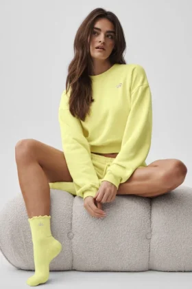 Calze da donna Lettuce Edge – Sunshine