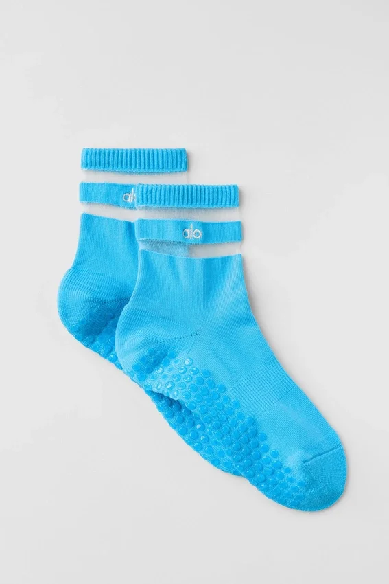 Calze da donna Pulse Grip - Blu azzurro