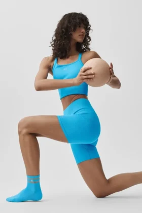 Calze da donna Pulse Grip – Blu azzurro