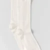 Calze in maglia di cashmere - Avorio