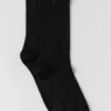 Calze in maglia di cashmere - Nero